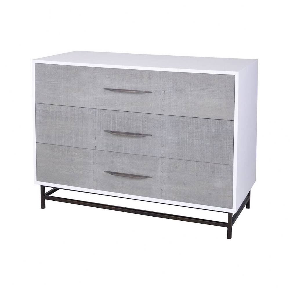 3 Drawer Chest with Grey Drawers Q23880