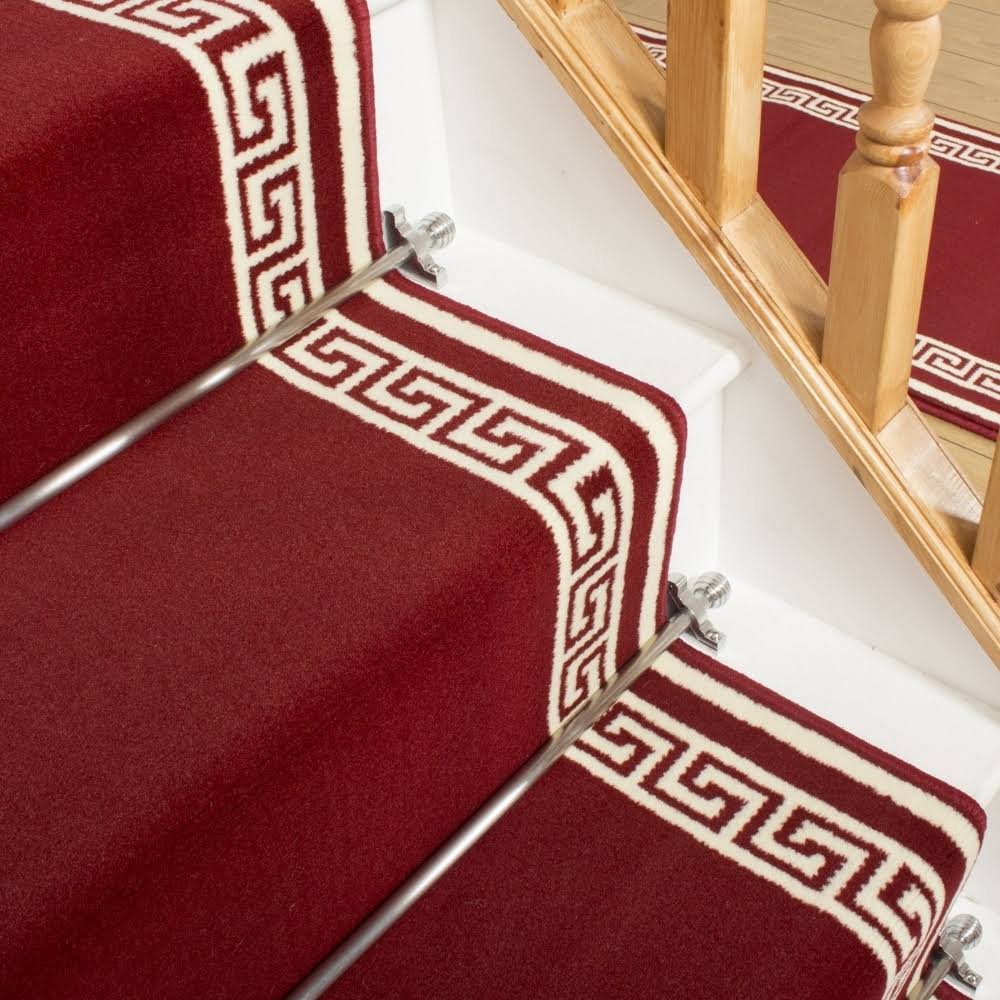 Red Stair Carpet Runner 3 Foot M93399