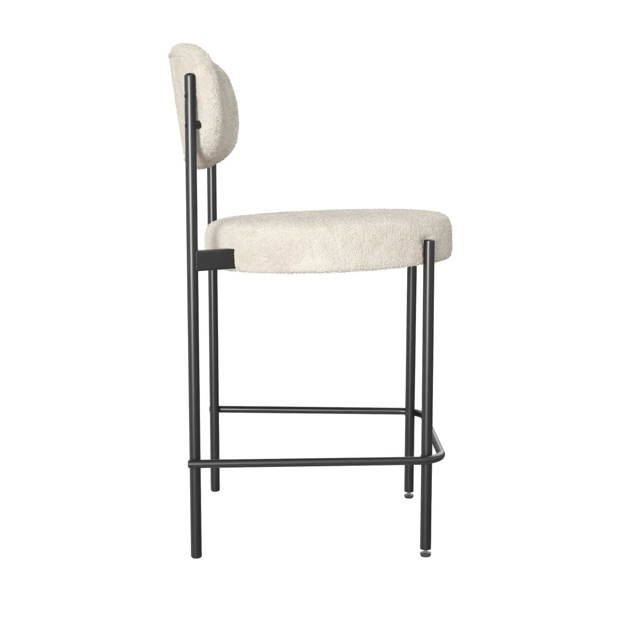 Cream Boucle Counter Stool N219