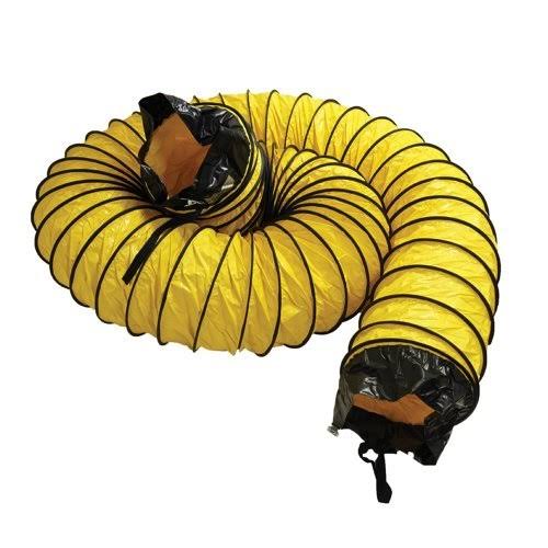 Black 16-inch by 25-Feet Ventilation Duct Hose L259
