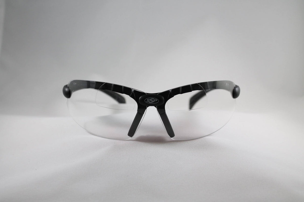 Shooting Glasses with 1.50 Magnification Black Frame 12 Amber Clear Smoked R6670