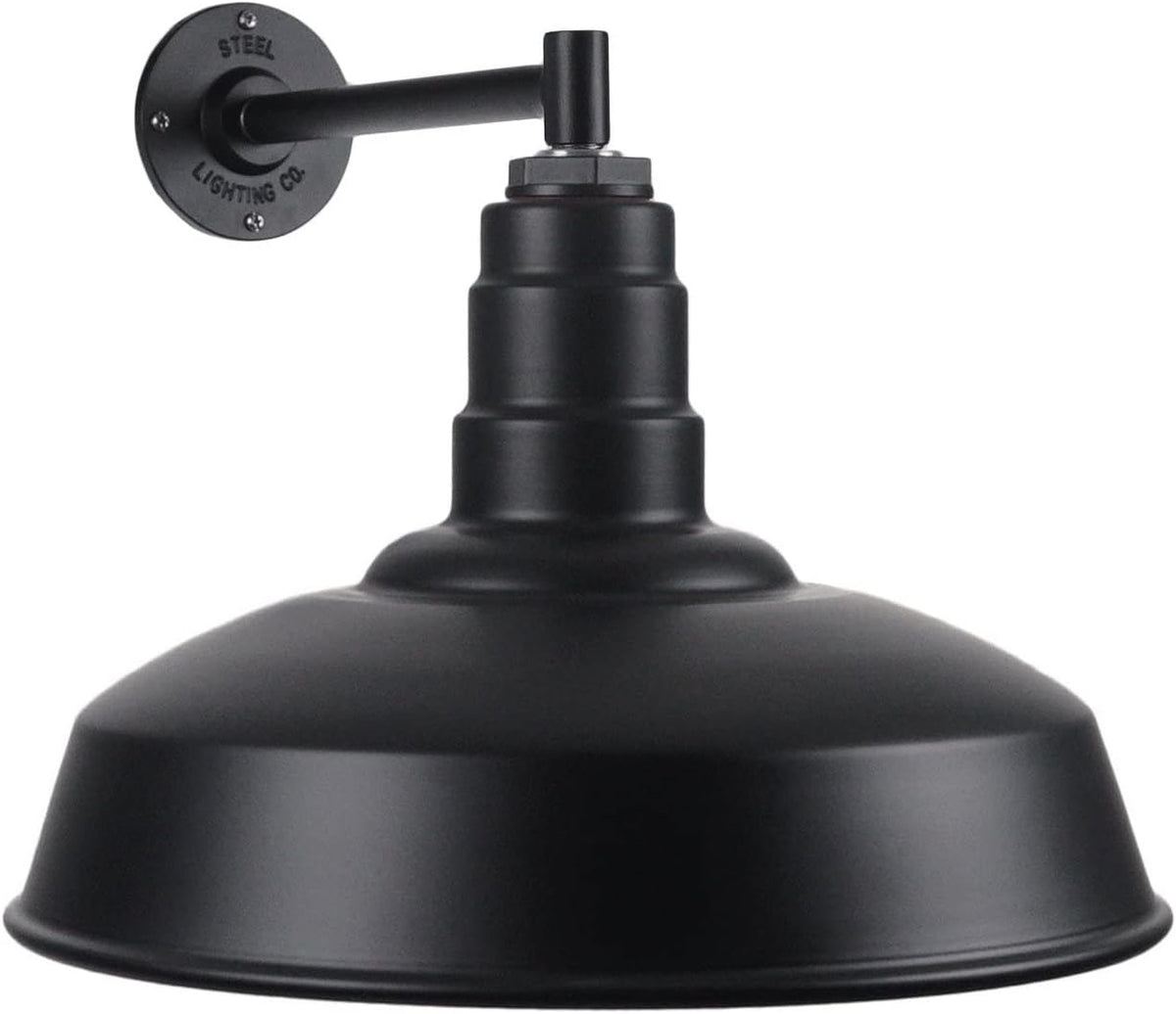Matte Black Outdoor Wall Mounted Barn Light X391103