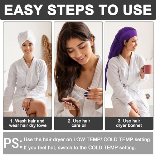 Large Black Hooded Hair Dryer Attachment L309