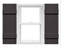 4 Board and Batten Vinyl Shutters 1 Pair 14 x 51 Tuxedo Gray B188025