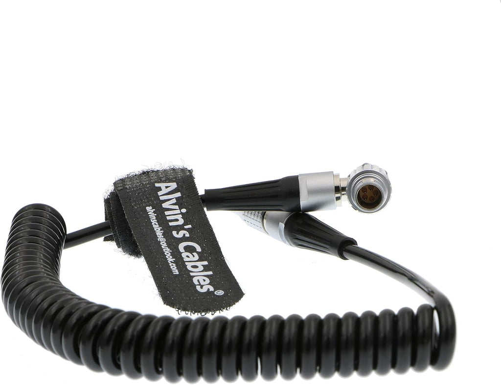 5 Pin Male to 5pin Timecode Coiled Cable Pack of 2 V51993