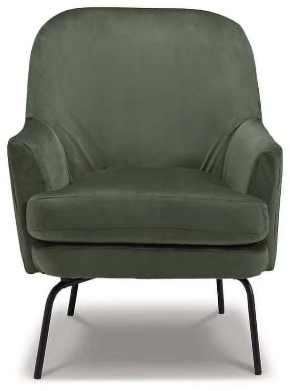 Green Velvet Upholstered Accent Chair L183288