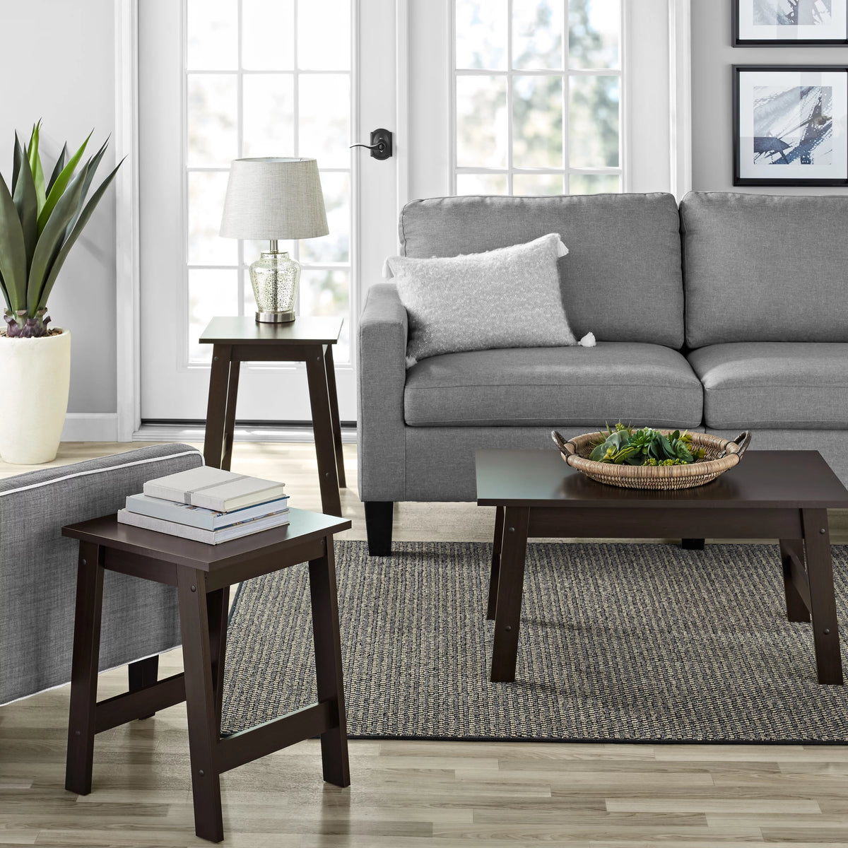 3 Piece Coffee Table and End Table Set O312
