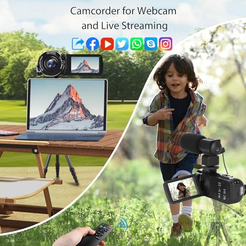 8K Camcorder 48MP UHD Video Camera M965