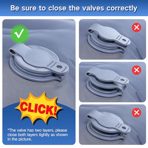 Self Inflating 6'' Extra-Thick 2 Person Sleeping Pad U269465