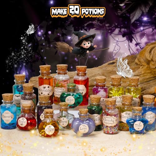 Magic Potion Making Kit with Display Box, 20 Mixed Potion Bottles G713