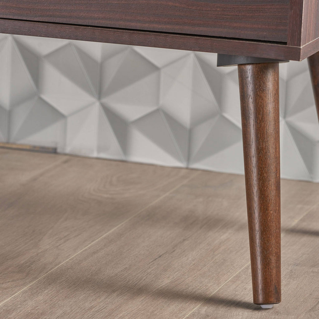 Pine /Wenge Fiberboard Entertainment Center J8902