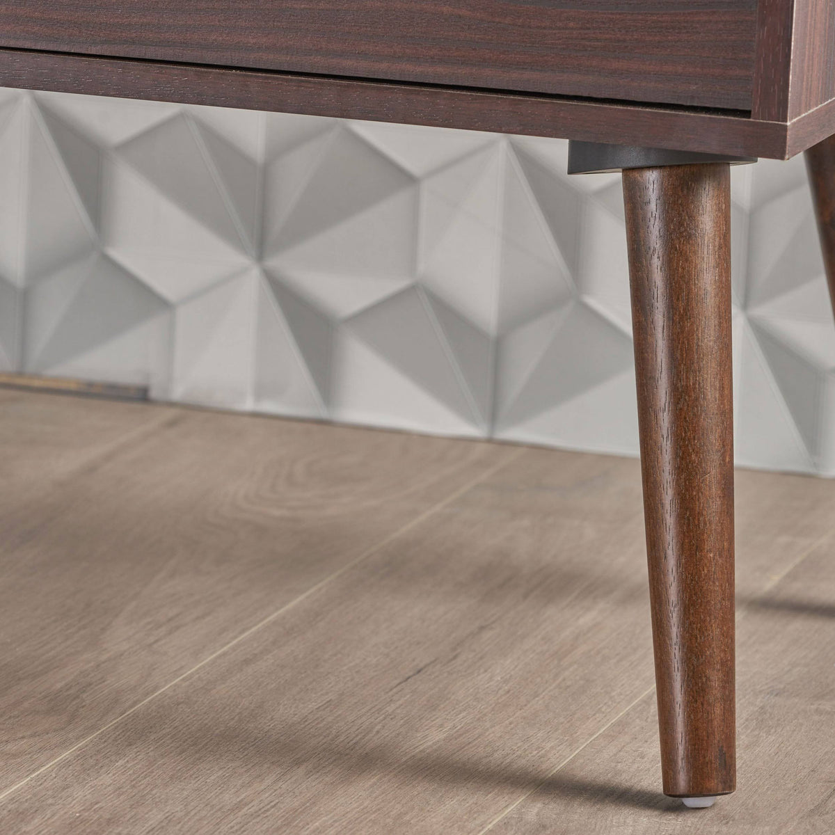 Pine /Wenge Fiberboard Entertainment Center J8902