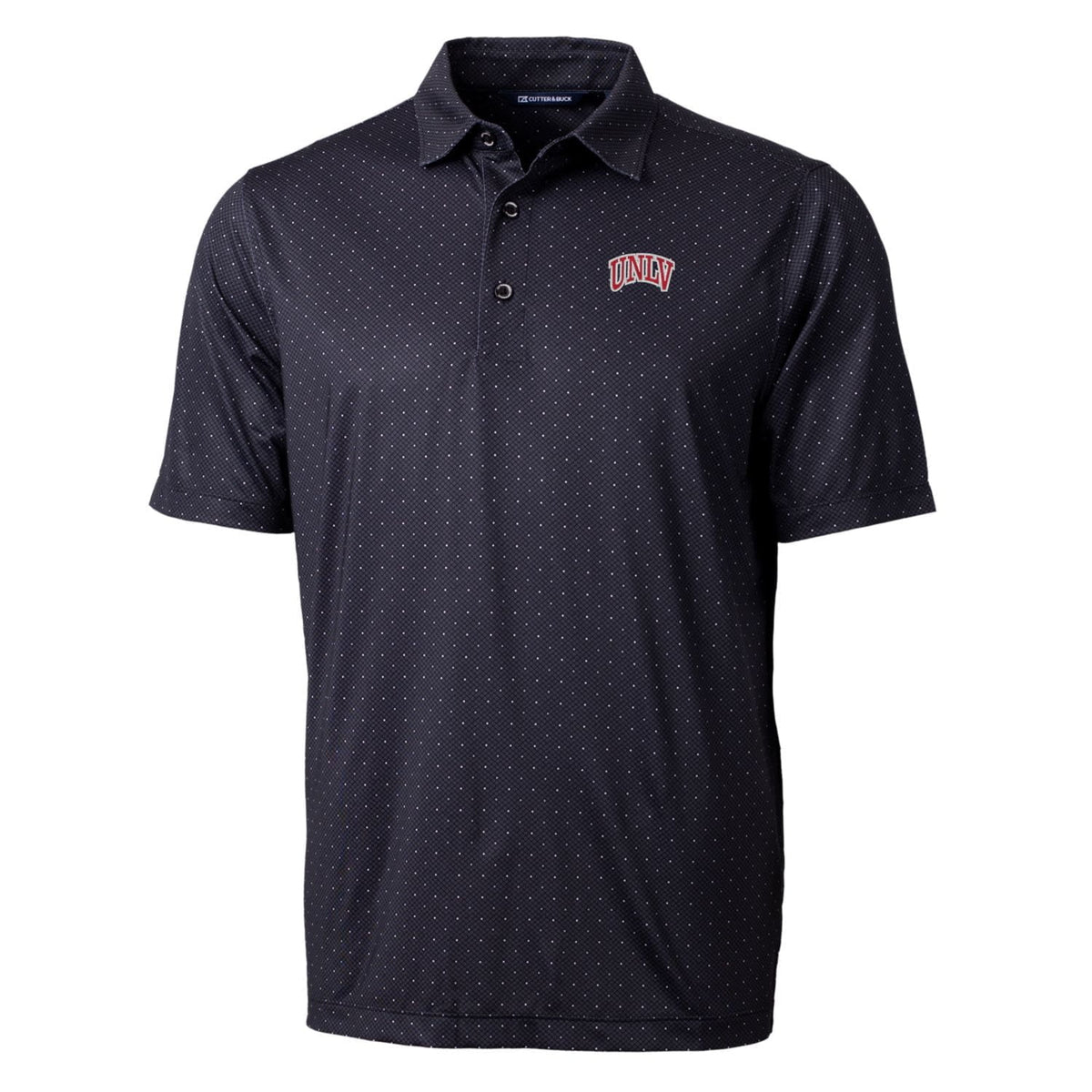 Men's Black Stretch Polo W5146