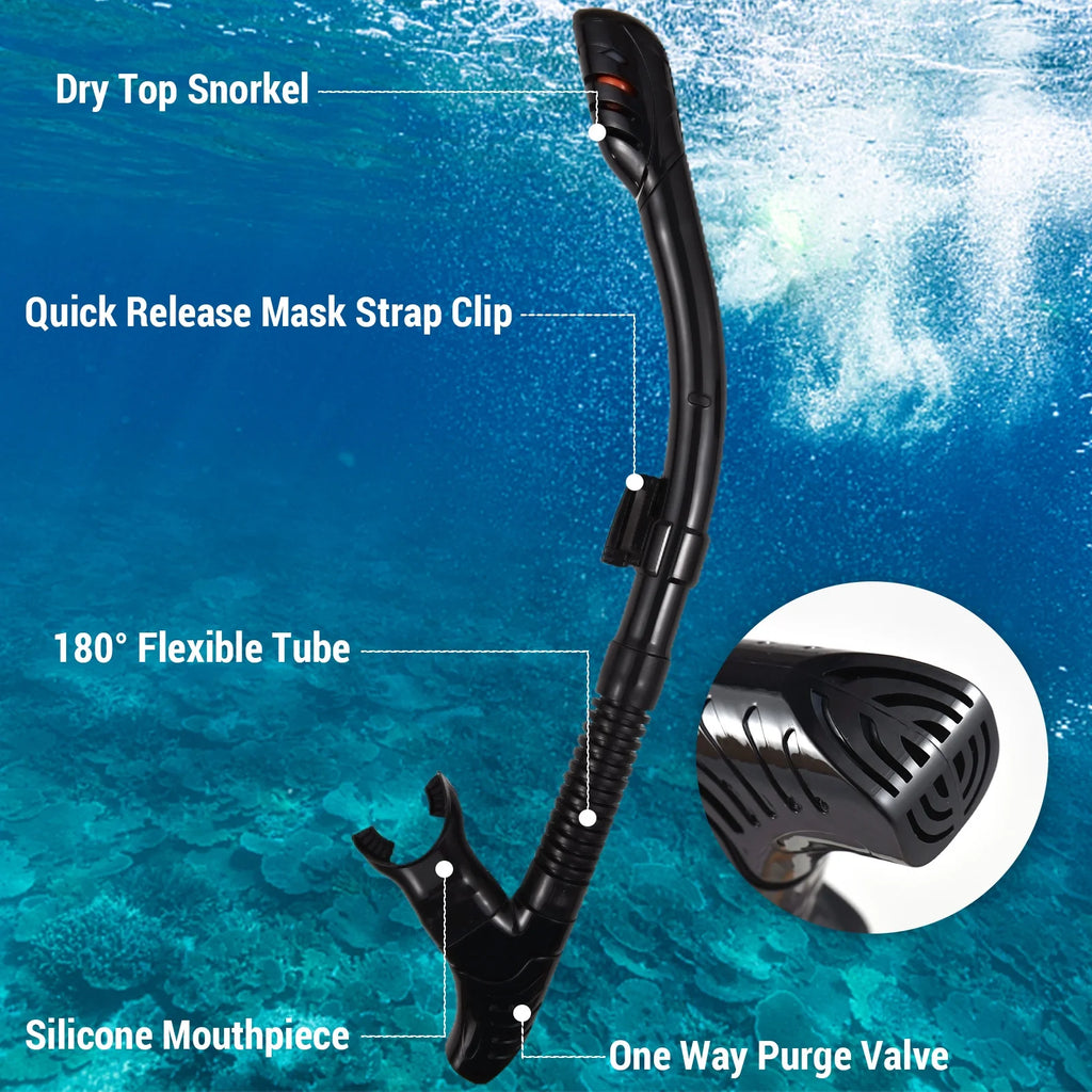 Dry Top Snorkel Set W14838