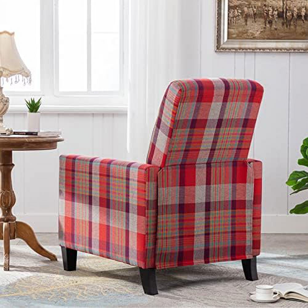 Button Tufted Club Chair with 4 Angle Adjustable Backrest U7920