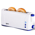 Vintage Black 2 Slice Wide Slot Toaster O248687