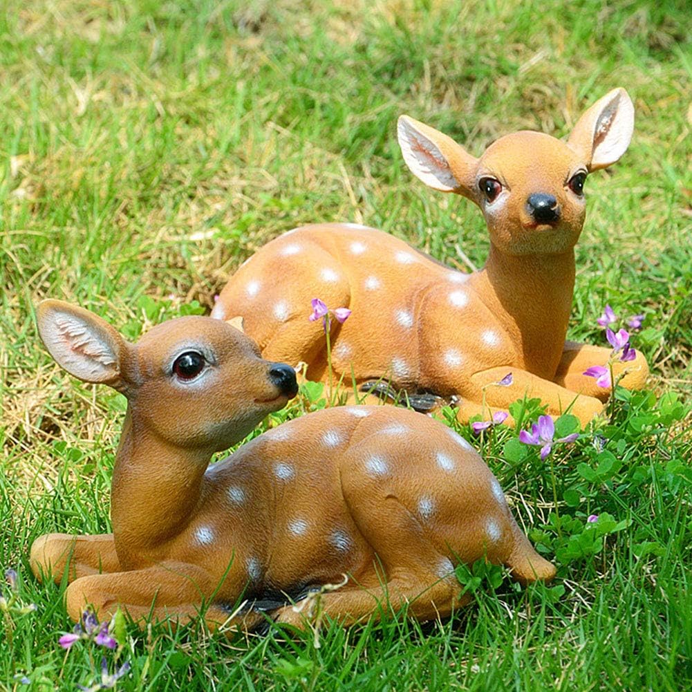 Sika Deer Garden Sculpture Statue G72981
