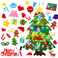 Felt Christmas Tree with 34 Ornaments U5979