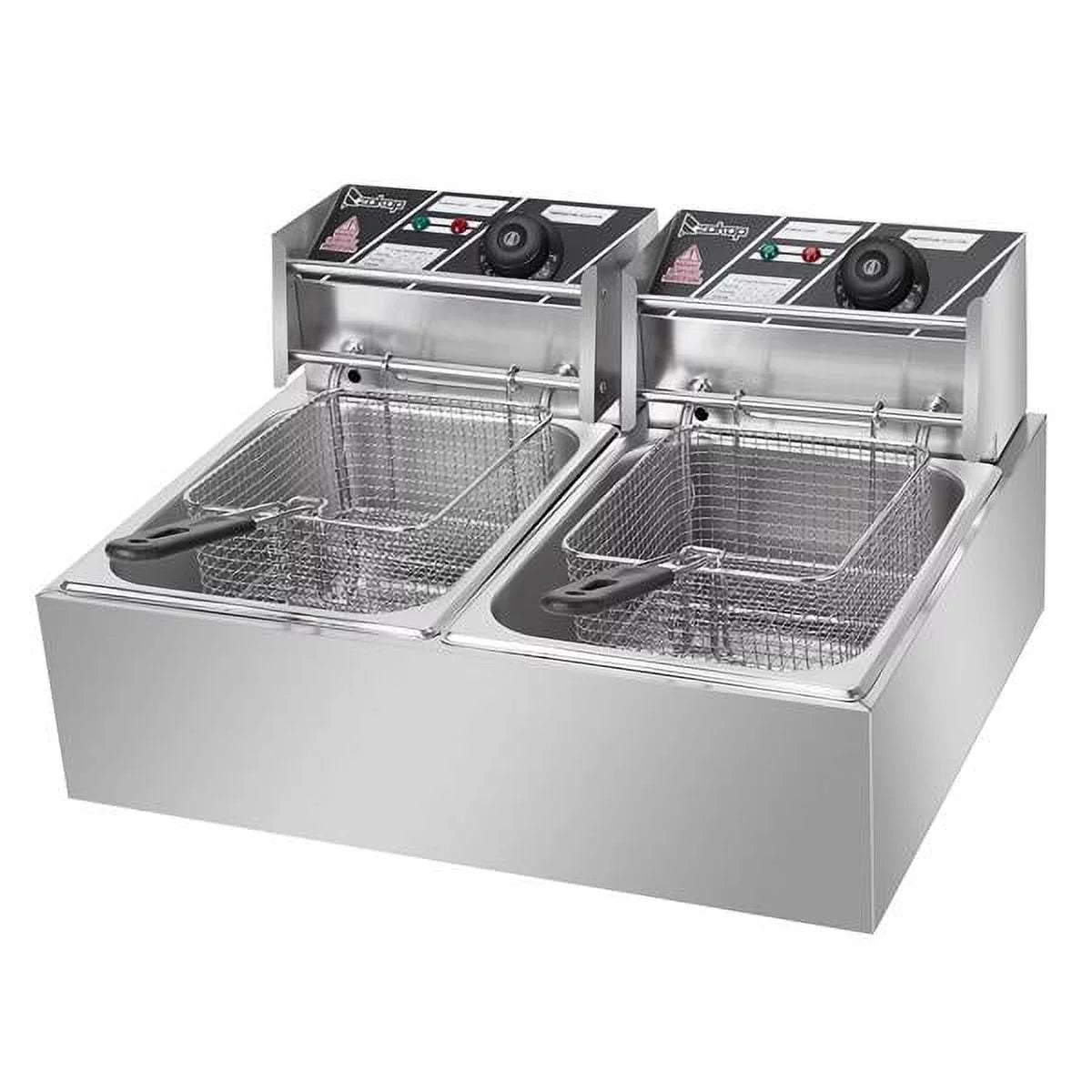 12L Dual Tanks Electric Deep Fryer With 2 Basket B92943