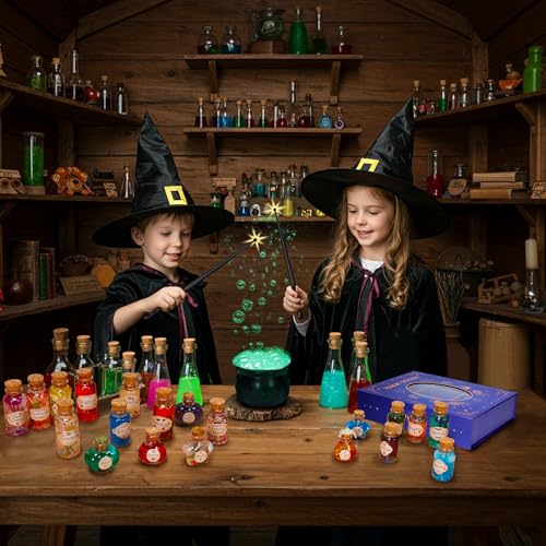 Magic Potion Making Kit with Display Box, 20 Mixed Potion Bottles G713