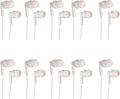 White Headphones 3.5mm Disposable Earbuds 50 Pack K226