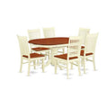 7 Piece Buttermilk Cherry Dining Set D369