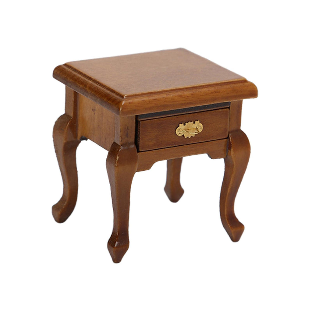 Walnut 1:12 Scale Bedroom Cabinet D11653