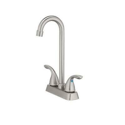 Brushed Nickel 2 Handle Bar Faucet Z289