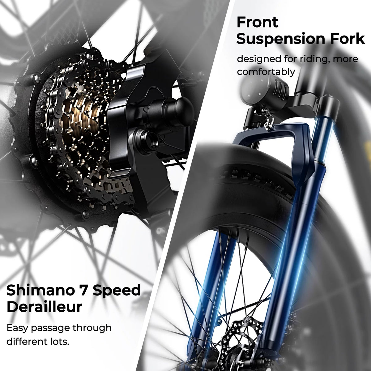 750W 26 Fat Tire Electric Mountain Bike H1062