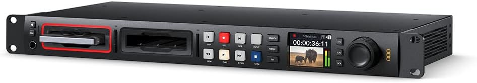 HyperDeck Studio HD Pro Bundle with 128GB Memory Card, XLR Cable, and Screen Cleaning Wipes F86415
