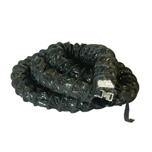 Black 16-inch by 25-Feet Ventilation Duct Hose L259