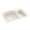 Solid Surface Double Basin Drop-In Kitchen Sink O78065