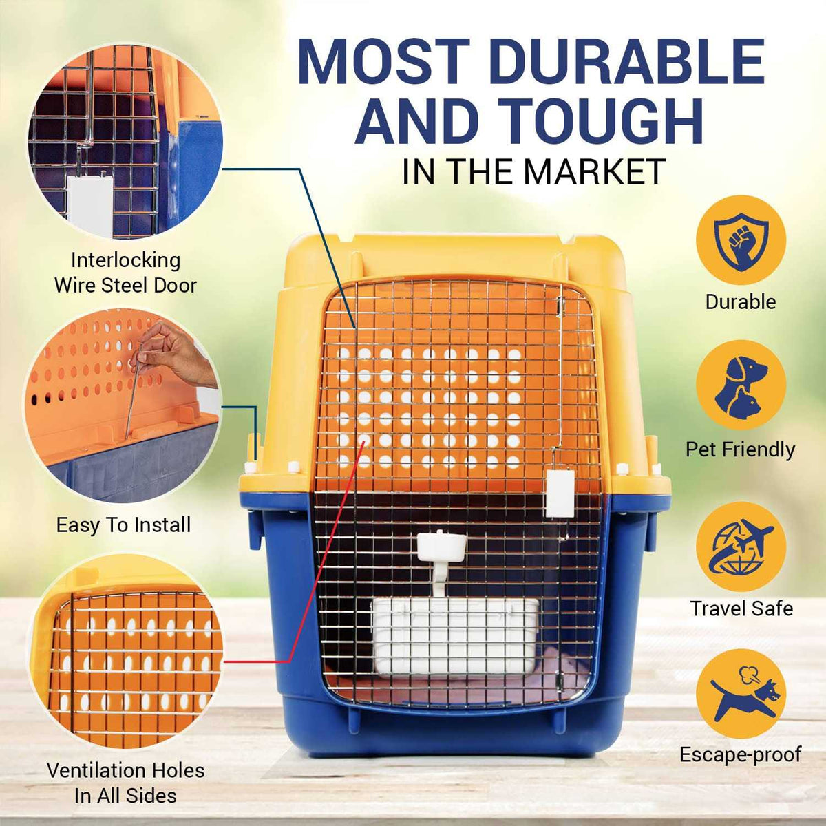 Heavy Duty Dog Cat Kennel C7138