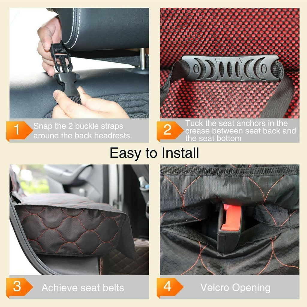 Waterproof Nonslip Heavy Duty Dog Car Seat Cover Z5234