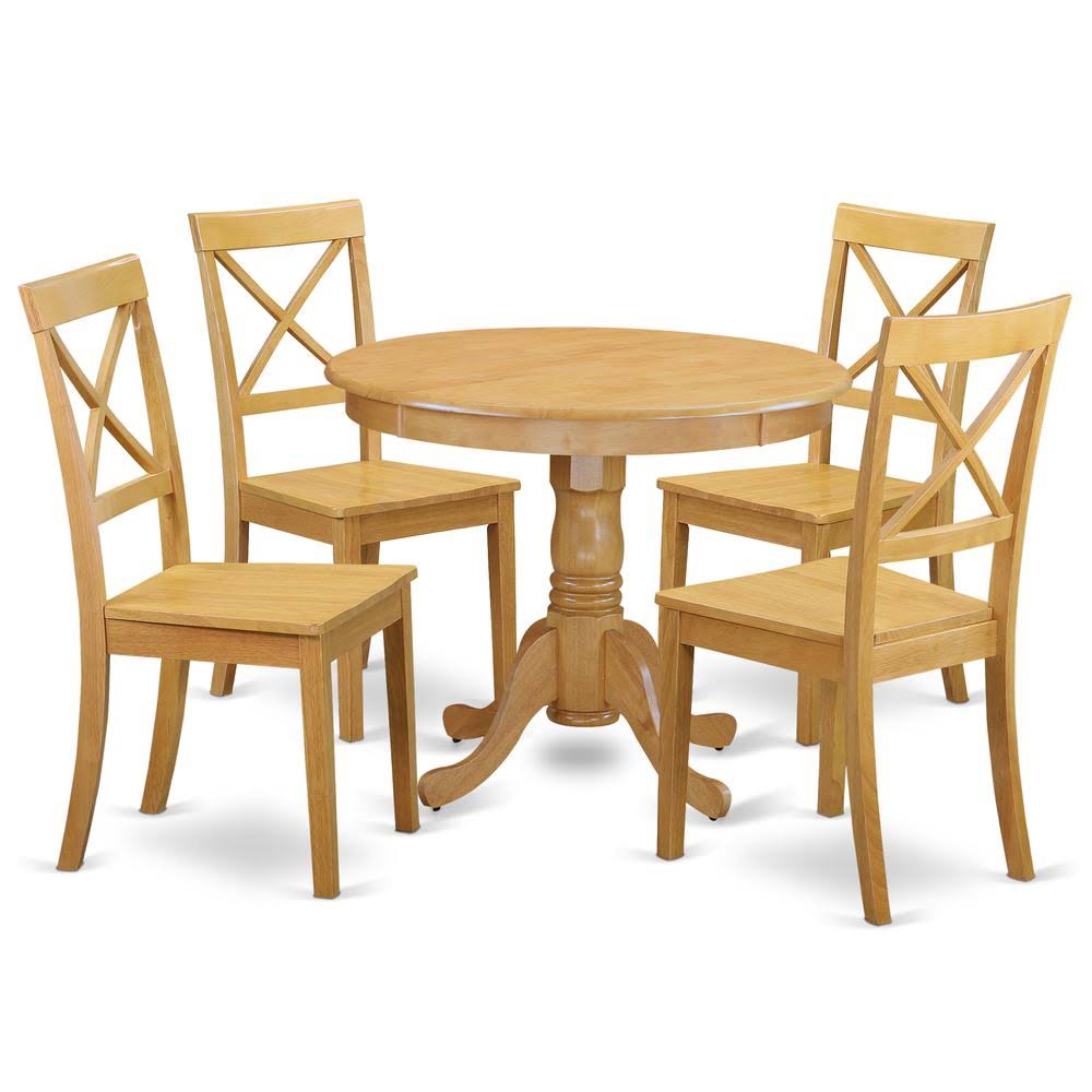 Antique Oak 5-Piece Dining Set R870824
