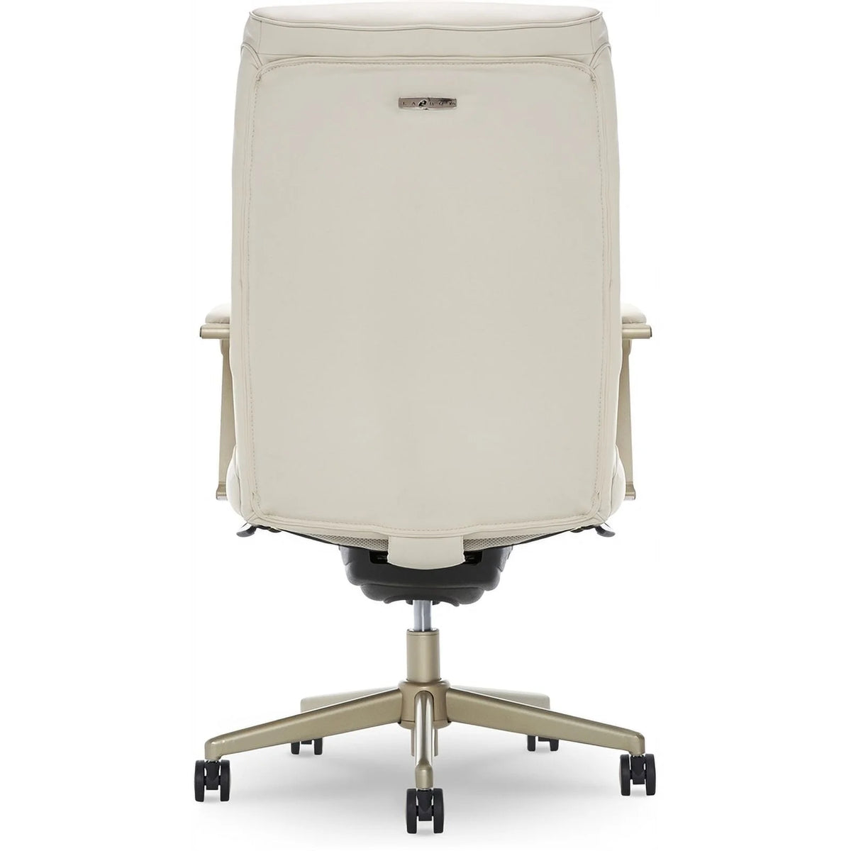 Ivory White Faux Leather Executive Office Chair Z77800