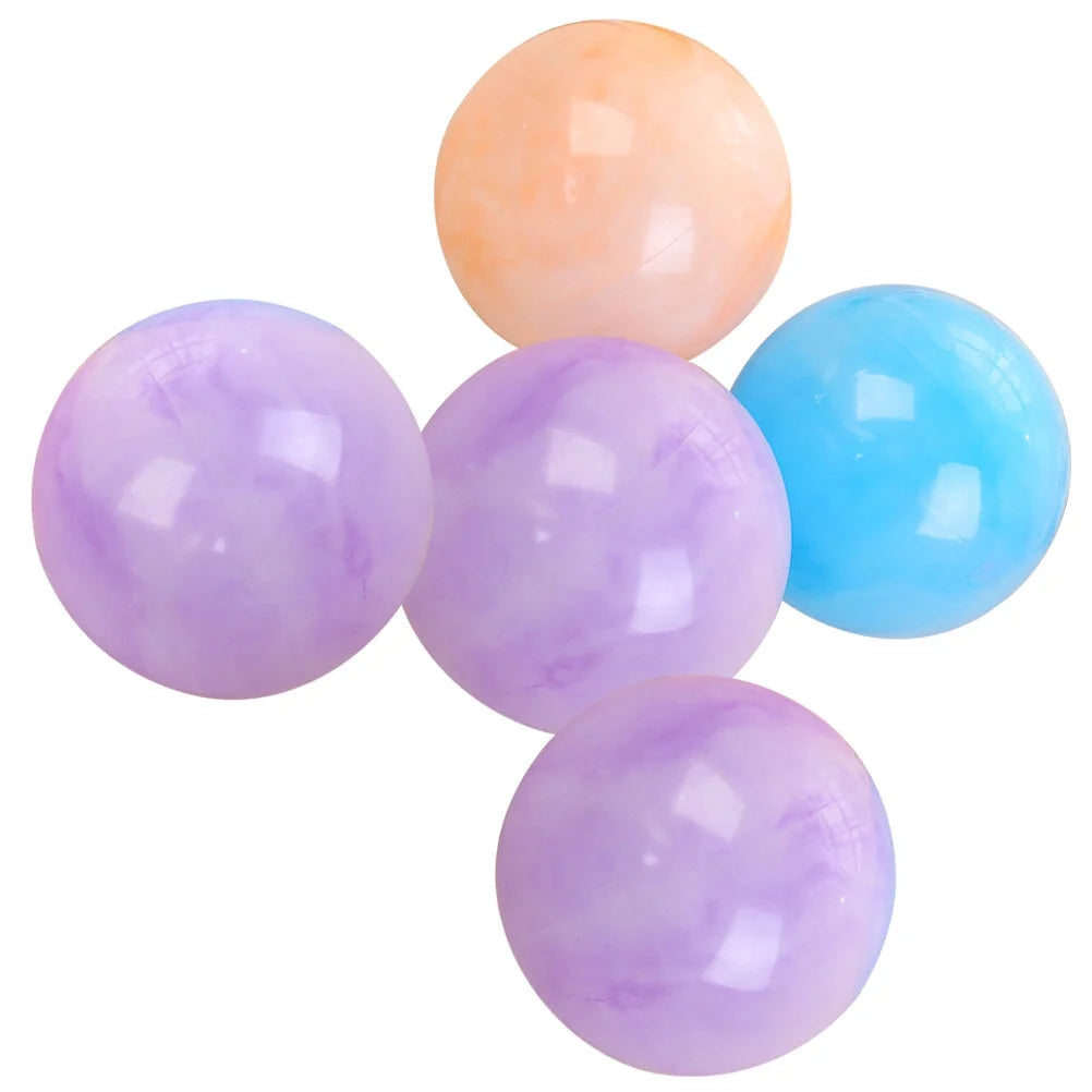 5pcs Plastic Bouncy Rubber Balls A737709