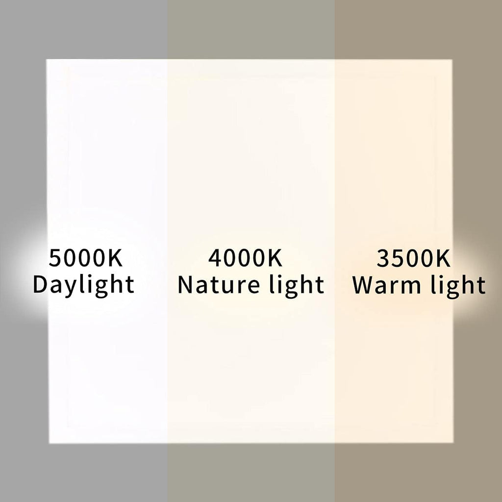 2X2 FT 39W 4000K 4290 LM Back Lit LED Flat Panel Troffer Light Fixture, 4-Pack V93519