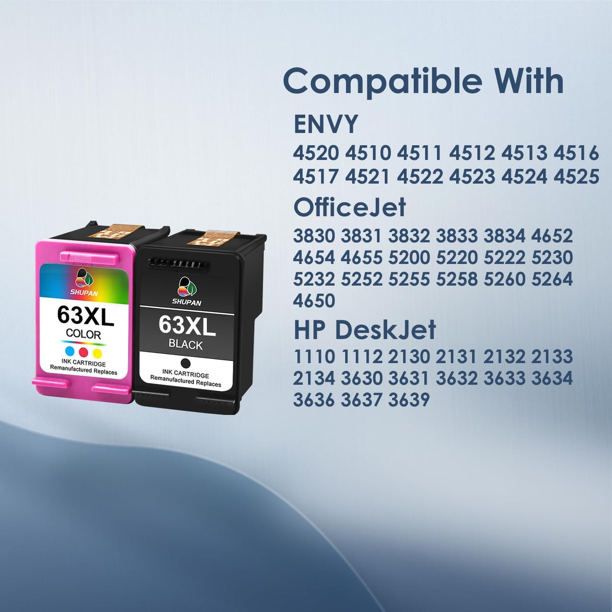 63XL Black and Color Ink Cartridge Combo Pack K127