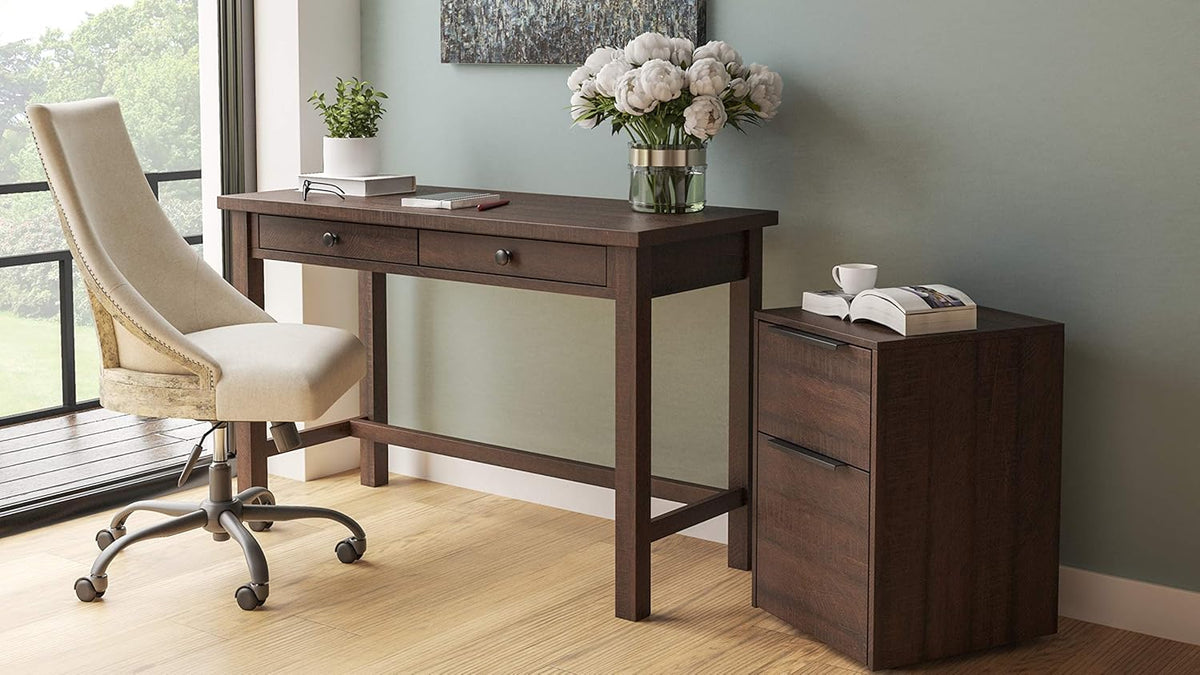 Modern Home Office Writing Desk with Drawers R6440