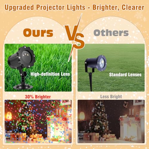 Christmas Laser Lights Projector with RGB Star Show U9991