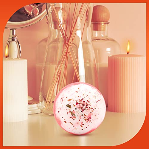 12 PCS Vanilla Menthol Rose Bath Bombs L891