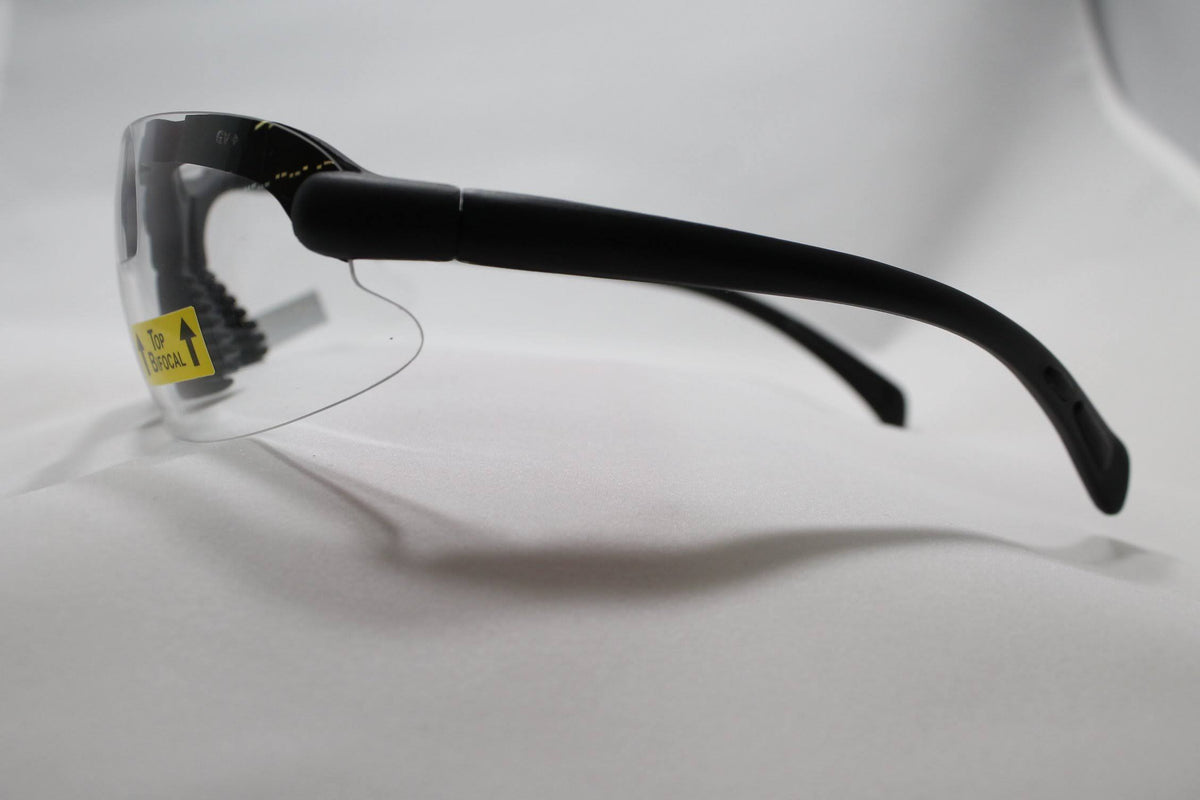 Shooting Glasses with 1.50 Magnification Black Frame 12 Amber Clear Smoked R6670