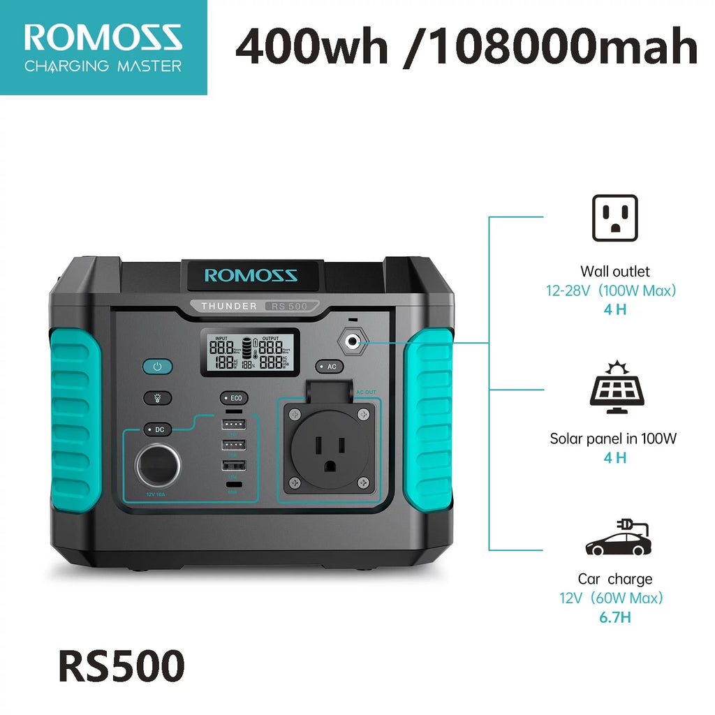 1000W 400Wh Solar Lithium Power Station E131
