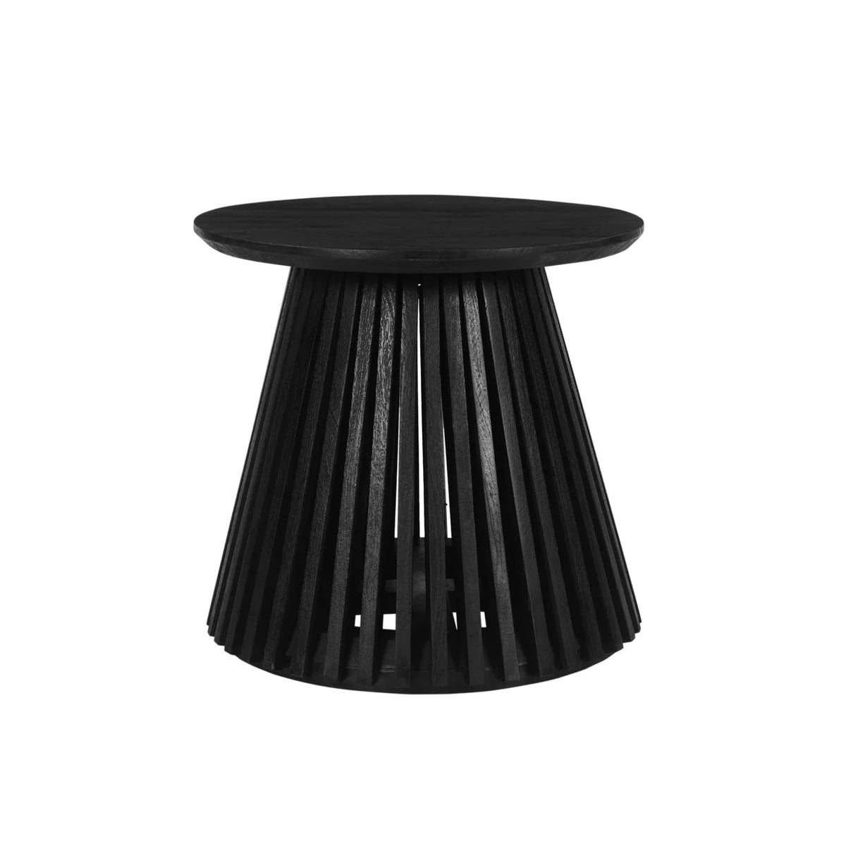 20 Inch Mango Wood Round Side Table I49969