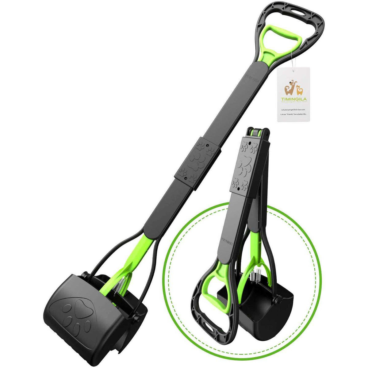Long Handle Portable Pet Pooper Scooper M357547