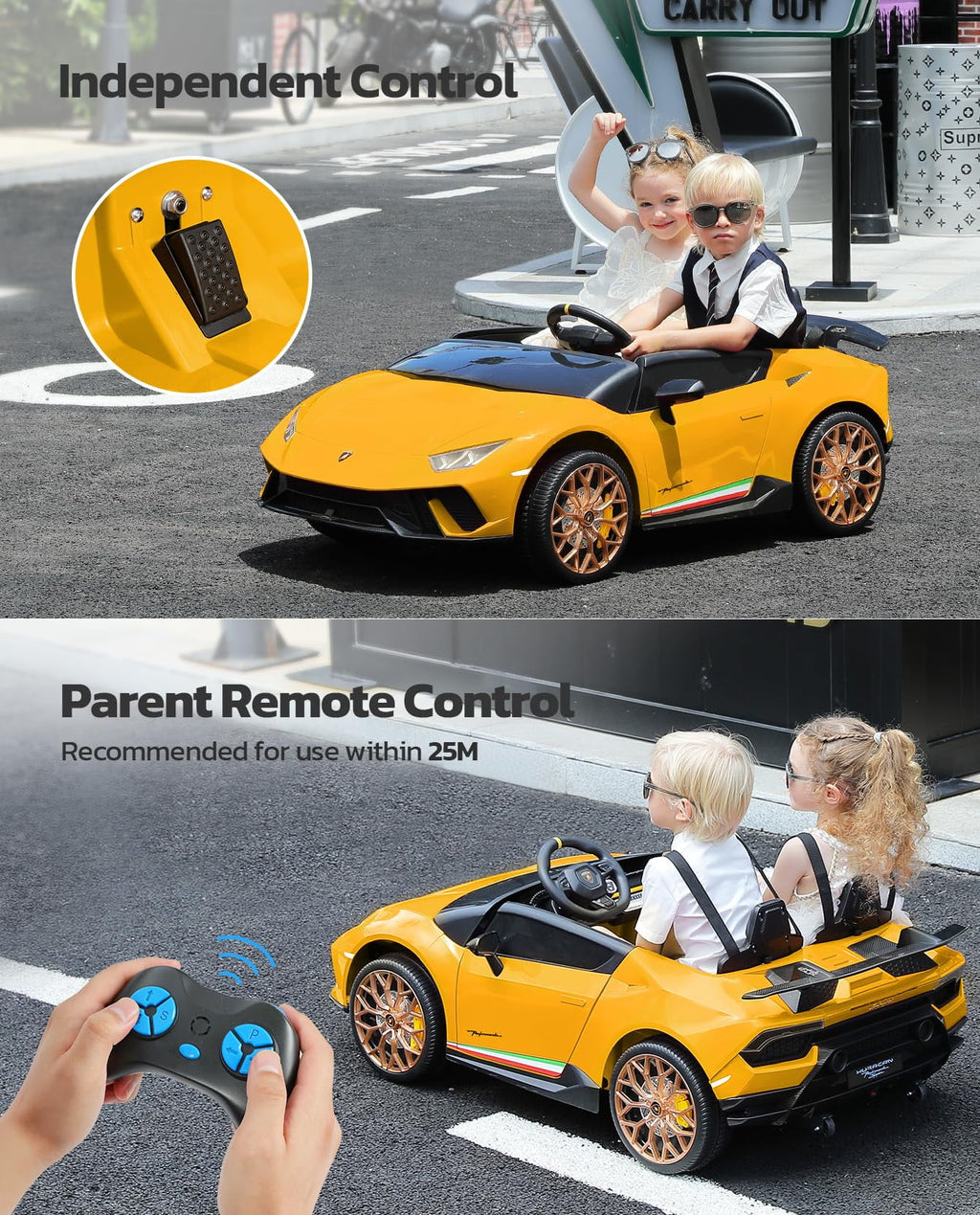 Pink 2 Seater Powered Electric Ride on Car V2446