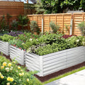 Galvanized Raised Garden Beds 6ftx3ftx2ft Large Metal Planter Box F81742