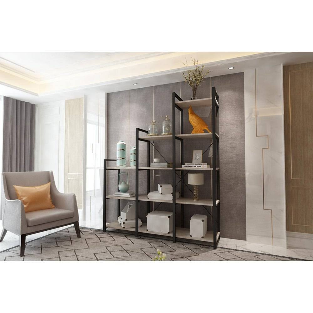Brown Step Bookcase L39541