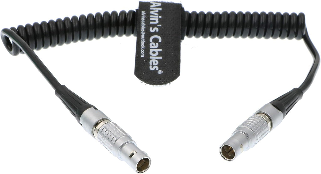 5 Pin Male to 5pin Timecode Coiled Cable Pack of 2 V51993